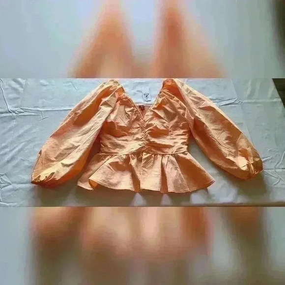 Express orange blouse size xs - Picture 4 of 16